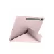 Samsung Galaxy X610 Tab S9 FE Plus 12.4 Kılıf Kalemlikli Mars Tablet Kılıfı - Rose Gold