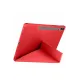Samsung Galaxy X610 Tab S9 FE Plus 12.4 Kılıf Kalemlikli Mars Tablet Kılıfı - Kırmızı