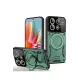 Xiaomi Redmi Note 13 Pro 5G Kılıf Joy Lens Standlı Kapak - Koyu Yeşil