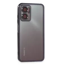 Xiaomi Redmi Note 11E Kılıf Lensli Silikon - Mor