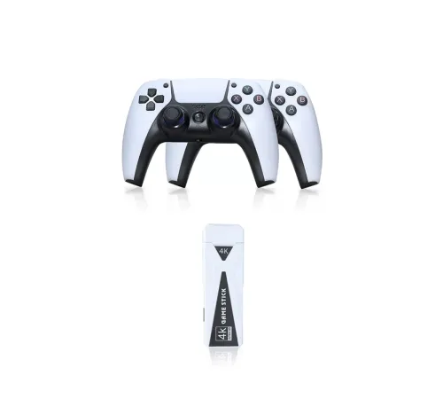 Y5 64GB Android Dual Pad 4K Game Stick - Beyaz