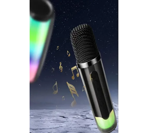 Pluse 7 Mikrofonlu RGB Kablosuz Hoparlör - Beyaz