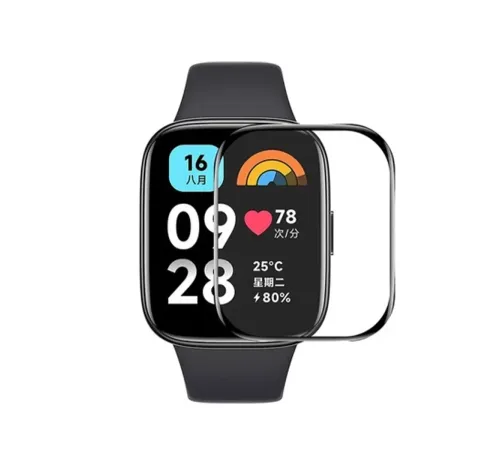 Xiaomi Redmi Watch 3 Active Polymer Nano Ekran Koruyucu - Şeffaf