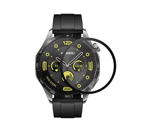 Huawei GT4 41mm 18mm Polymer Nano Ekran Koruyucu - Şeffaf
