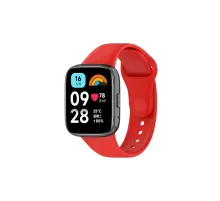 Xiaomi Redmi Watch 3 Active Klasik Kordon - Kırmızı