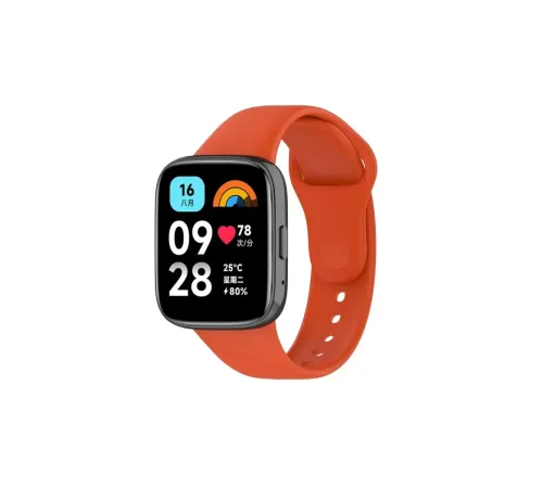 Xiaomi Redmi Watch 3 Active Klasik Kordon - Turuncu