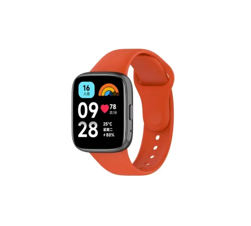 Xiaomi Redmi Watch 3 Active Klasik Kordon - Turuncu