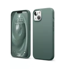 Apple iPhone 14 Kılıf First Silikon - Koyu Yeşil