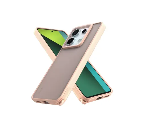 Xiaomi Redmi Note 13 Pro 5G Kılıf Elegant Kapak - Pudra