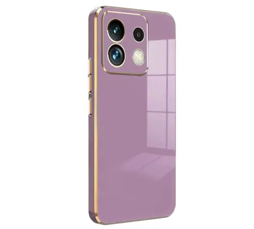 Xiaomi Redmi Note 13 5G Kılıf Volet Silikon - Mor