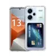 Xiaomi Redmi Note 13 Pro Plus Kılıf Kart Şeffaf Silikon - Şeffaf