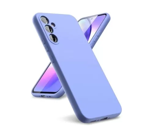Samsung Galaxy A24 4G Kılıf First Silikon - Lila