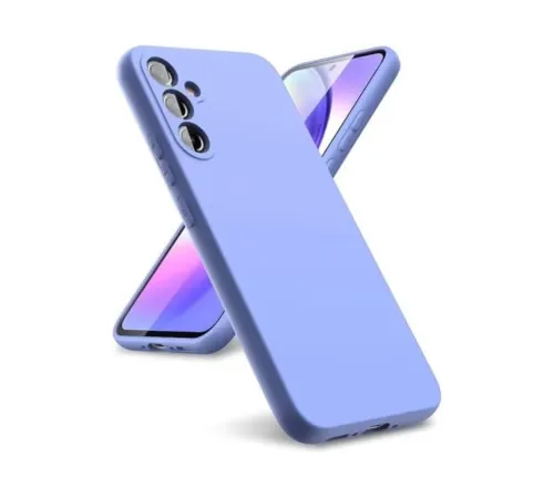 Samsung Galaxy A24 4G Kılıf First Silikon - Lila