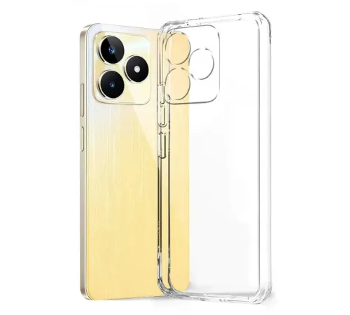Realme Note 50 4G Kılıf Lüx Şeffaf Silikon