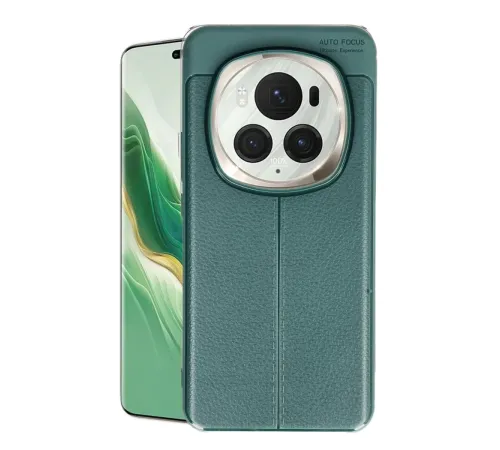 Huawei Honor Magic 6 Pro Kılıf Auto Focus Kapak - Koyu Yeşil
