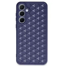 Samsung Galaxy A35 5G Kılıf Petek Silikon Kapak - Lacivert