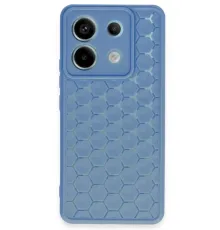Xiaomi Redmi Note 13 Pro 5G Kılıf Petek Silikon Kapak - Mavi