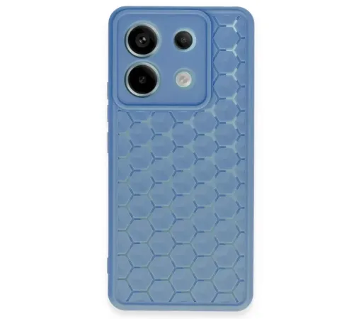 Xiaomi Redmi Note 13 Pro 5G Kılıf Petek Silikon Kapak - Mavi