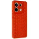 Xiaomi Redmi Note 13 Pro 5G Kılıf Petek Silikon Kapak - Kırmızı