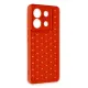 Xiaomi Redmi Note 13 Pro 5G Kılıf Petek Silikon Kapak - Kırmızı