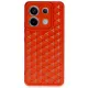 Xiaomi Redmi Note 13 Pro 5G Kılıf Petek Silikon Kapak - Kırmızı