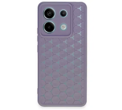 Xiaomi Redmi Note 13 Pro 5G Kılıf Petek Silikon Kapak - Lila