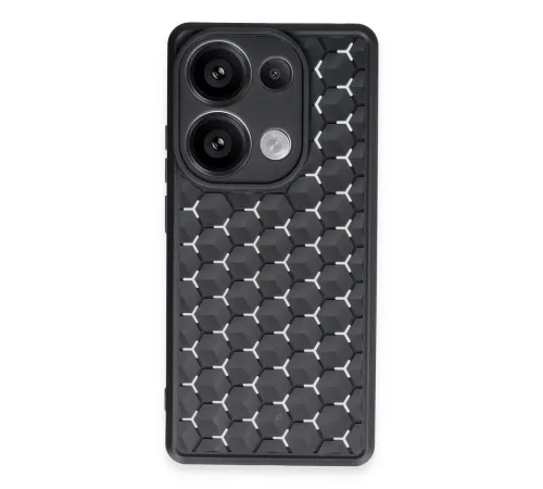 Xiaomi Redmi Note 13 Pro 4G Kılıf Petek Silikon Kapak - Siyah