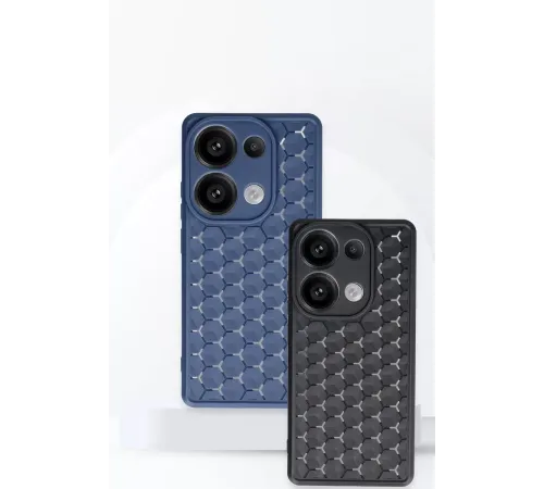 Xiaomi Redmi Note 13 Pro 4G Kılıf Petek Silikon Kapak - Lila