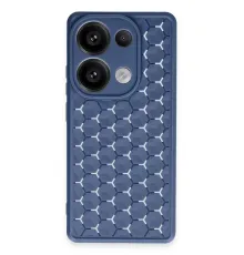 Realme C65 Kılıf Petek Silikon Kapak - Lacivert