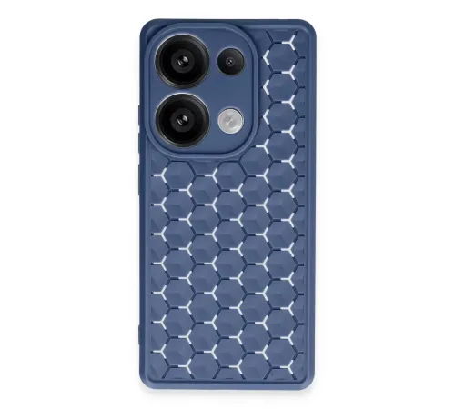 Realme C65 Kılıf Petek Silikon Kapak - Lacivert