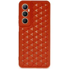 Realme C65 Kılıf Petek Silikon Kapak - Kırmızı