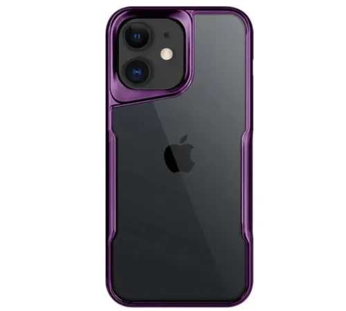 Apple iPhone 11 Kılıf Boyi Silikon Kapak - Derin Mor