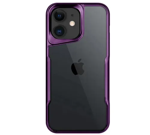 Apple iPhone 11 Kılıf Boyi Silikon Kapak - Derin Mor