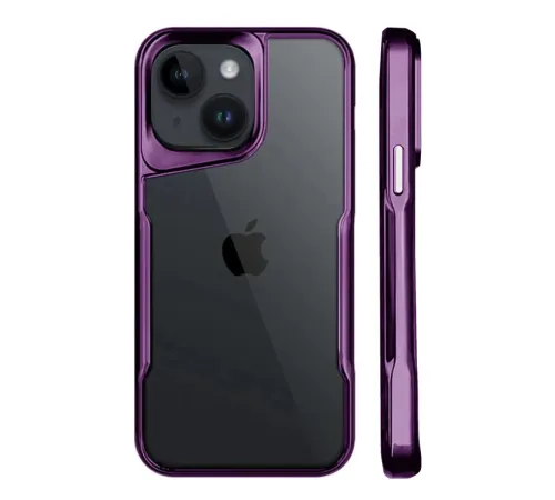 Apple iPhone 15 Kılıf Boyi Silikon Kapak - Derin Mor