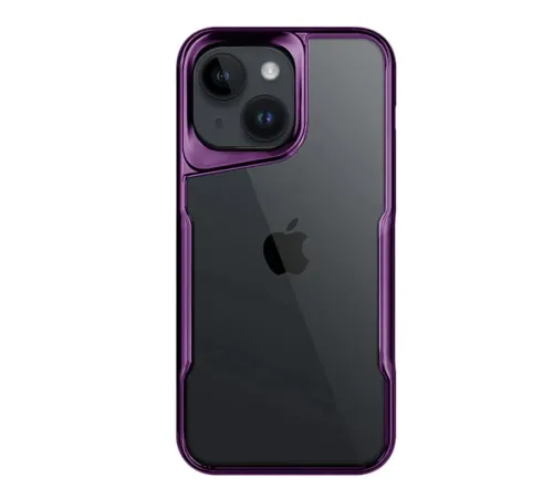 Apple iPhone 15 Kılıf Boyi Silikon Kapak - Derin Mor