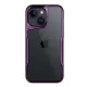 Apple iPhone 15 Kılıf Boyi Silikon Kapak - Derin Mor