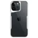 Apple iPhone 15 Pro Max Kılıf Boyi Silikon Kapak - Gümüş
