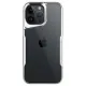 Apple iPhone 15 Pro Max Kılıf Boyi Silikon Kapak - Gümüş