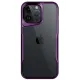Apple iPhone 15 Pro Max Kılıf Boyi Silikon Kapak - Derin Mor