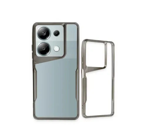 Xiaomi Redmi Note 13 Pro 4G Kılıf Boyi Silikon Kapak - Siyah