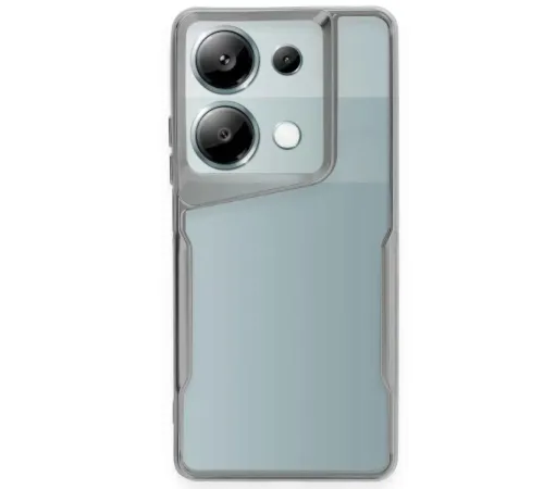Xiaomi Redmi Note 13 Pro 4G Kılıf Boyi Silikon Kapak - Gümüş