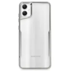 Samsung Galaxy A05 Kılıf Boyi Silikon Kapak - Gümüş