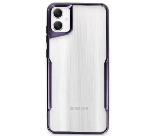 Samsung Galaxy A05 Kılıf Boyi Silikon Kapak - Derin Mor