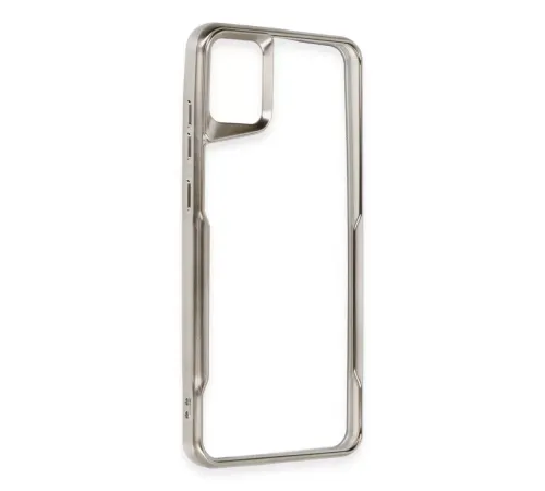 Samsung Galaxy A05 Kılıf Boyi Silikon Kapak - Titan Gri