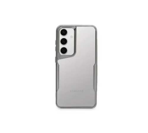 Samsung Galaxy A24 4G Kılıf Boyi Silikon Kapak - Gümüş