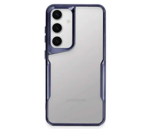 Samsung Galaxy S24 Kılıf Boyi Silikon Kapak - Lacivert
