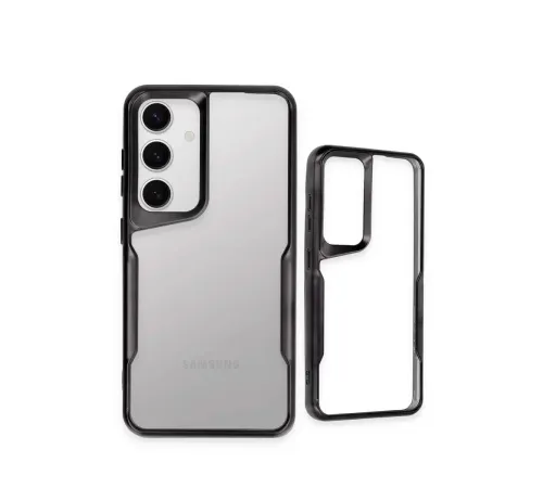 Samsung Galaxy S24 Kılıf Boyi Silikon Kapak - Gümüş