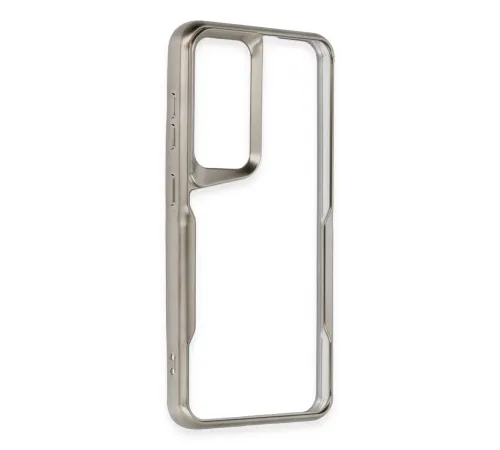 Samsung Galaxy S24 Kılıf Boyi Silikon Kapak - Titan Gri