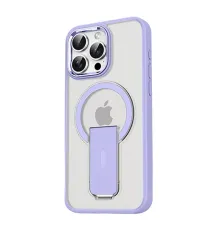 Apple iPhone 15 Pro Tork Magsafe Standlı Kapak - Lila