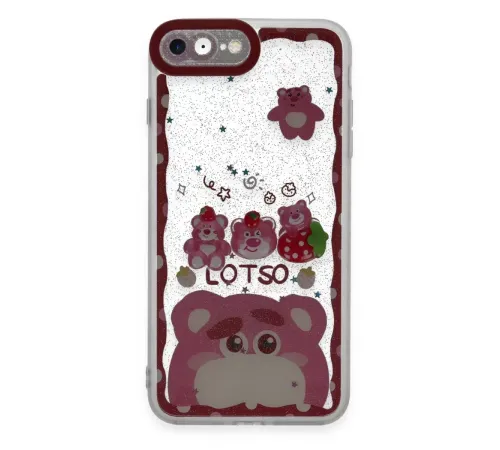 Apple iPhone 7 Kılıf Sweet Desenli Silikon Kapak - Pembe